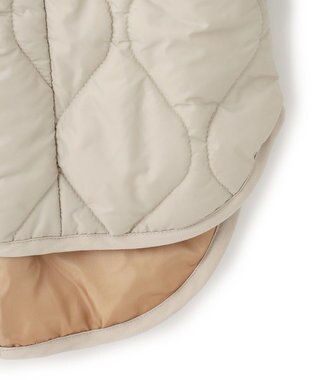 J.PRESS YORK STREET 【WOMEN】ショートキルトブルゾン ベージュ系