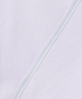 J.PRESS LADIES L 【洗える】 BEZ VEGA フリル ストライプ ブラウス ふじ色系1