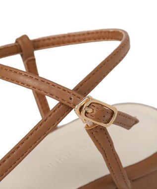 AMERICAN HOLIC チェーンヌーディサンダル Camel