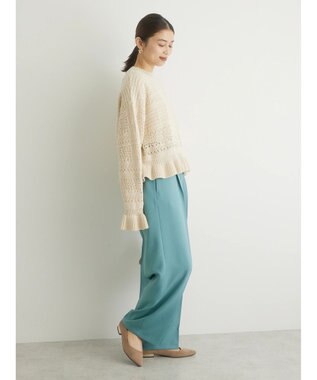 Green Parks ・Ｐｅｔｉｔ　Ｆｌｅｕｒ　センタープレスカラーパンツ Blue