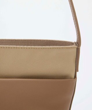 TOPKAPI 【Breath TOPKAPI】LINEA リネア レザーコンビ バケット ショルダーバッグ ブラウン