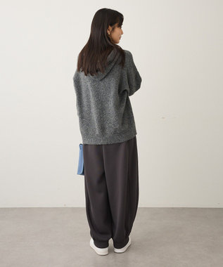 CRAFT STANDARD BOUTIQUE 起毛ニットフーディ Gray
