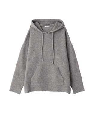 CRAFT STANDARD BOUTIQUE 起毛ニットフーディ Gray