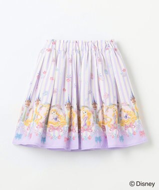 ANY KIDS 【ディズニープリンセス/フローズン】総柄 スカート ラベンダー<ラプンツェル>