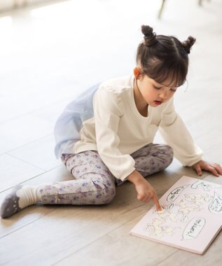 ANY KIDS バックシャン　Aライントップス アイボリー系