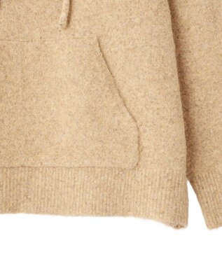 CRAFT STANDARD BOUTIQUE 起毛ニットフーディ Gray