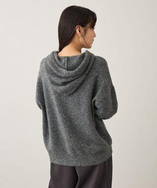 CRAFT STANDARD BOUTIQUE 起毛ニットフーディ Gray