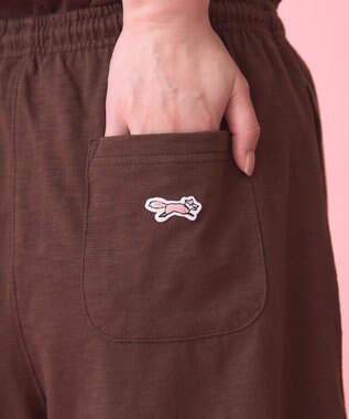 AMERICAN HOLIC 【PENNEY'S】配色ポロ+ショートパンツ Brown