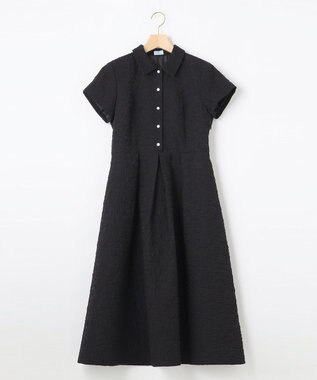 組曲 S 【WEB限定】ジャガードドレス ブラック系