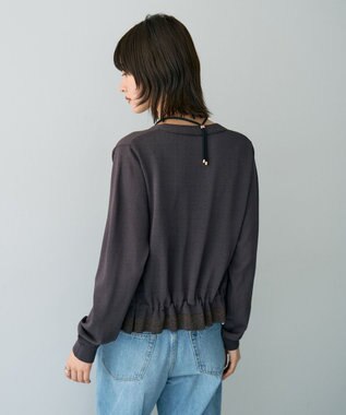 YECCA VECCA ドロストデザインカーディガン Brown