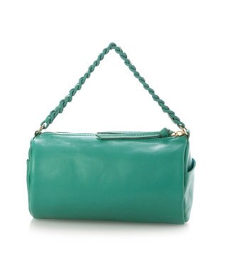 UNBILLION ペルケ perche / カラーチェーン筒形2wayショルダー グリーン