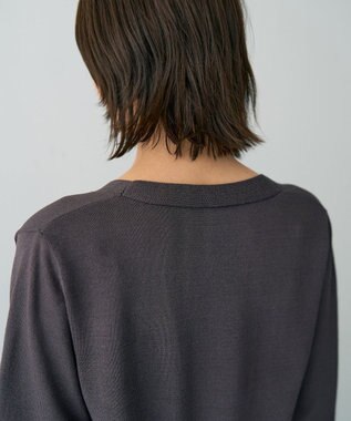 YECCA VECCA ドロストデザインカーディガン Brown