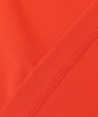 23区GOLF 【WOMEN】新色追加！【吸水速乾/UVカット】フレンチスリーブロゴモックネック オレンジ系