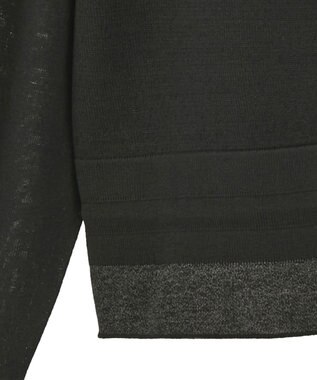 YECCA VECCA ドロストデザインカーディガン Black