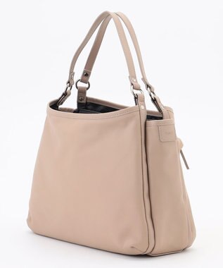 Y'SACCS イタリアンシープ2WAYトートバッグ グレージュ