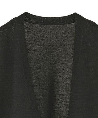 YECCA VECCA ドロストデザインカーディガン Black