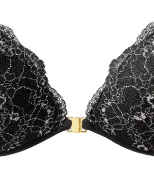 BRADELIS New York 【NuBra / ボリュームアップ】パテッドヌーブラ  リタ ブラ特有の締めつけがないストレスフリーブラ ブラック