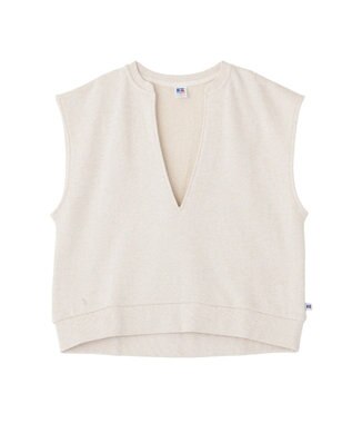 AMERICAN HOLIC 【RUSSELL】裏毛Vネックベスト Oatmeal