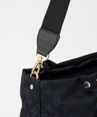 russet ナイロン三層2WAYトートバッグ(CE-1586) Black/Navy