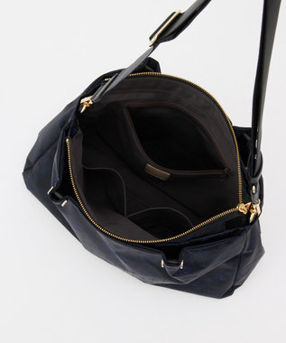 russet ナイロン三層2WAYトートバッグ(CE-1586) Black/Navy