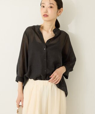 AMERICAN HOLIC 5分袖シアードルマンシャツ Black