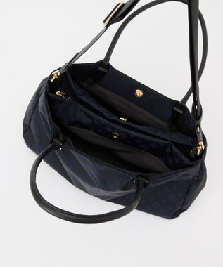 russet ナイロン三層2WAYトートバッグ(CE-1586) Black/Navy