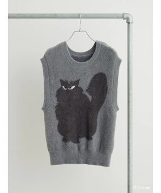 Green Parks Villains／ジャガードニットベスト Gray