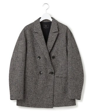 23区 S 【見上愛さん着用/VERY12月号掲載】ループミックスツイード ダブル ジャコット モノトーン