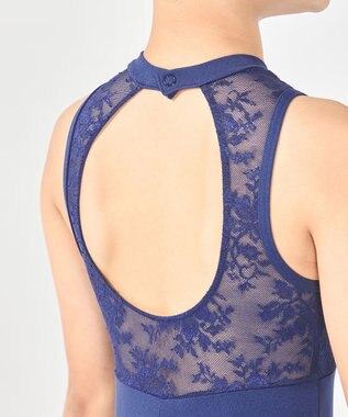 Chacott ハイネックレオタード ネイビー