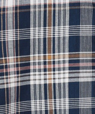 J.PRESS MEN インディアンマドラスチェック シャツ ネイビー系3