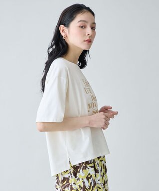 ANY ANYファンクションロゴTシャツ オフ