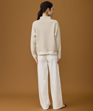 自由区 【SHIHOさん着用】スムージードローコード ニット ベージュ