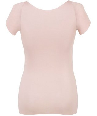 Wing インナー 【綿の贅沢オーガニック フラットタイプ】 オーガニックコットン混素材 ひびきにくくさらっと薄くて軽い ２分袖 EL1248 ウイング／ワコール ラズベリー