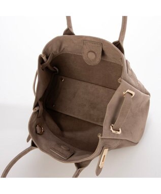 UNBILLION カカトゥ kakatoo / スエード調2wayスクエアバッグ ベージュ