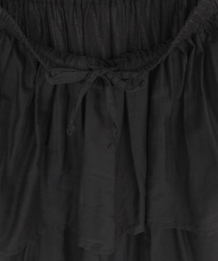 Green Parks Ｉ　ボイル段々ティアードスカート Black