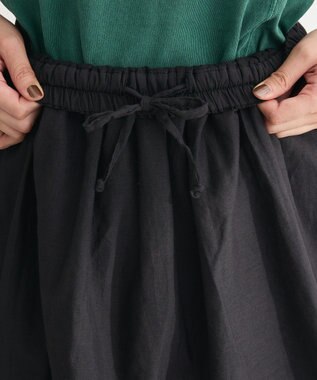 Green Parks Ｉ　ボイル段々ティアードスカート Black