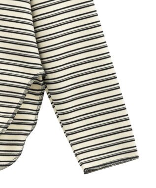 Green Parks なめらかタッチマルチボーダープルオーバー Ivory