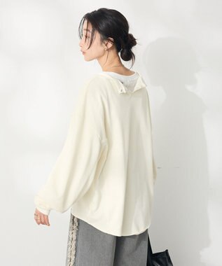 CRAFT STANDARD BOUTIQUE TC裏毛プルオーバー Ivory