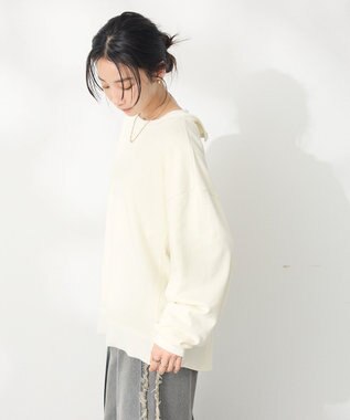 CRAFT STANDARD BOUTIQUE TC裏毛プルオーバー Ivory