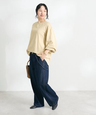 CRAFT STANDARD BOUTIQUE TC裏毛プルオーバー Beige