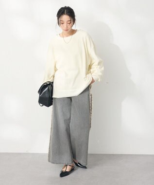 CRAFT STANDARD BOUTIQUE TC裏毛プルオーバー Ivory