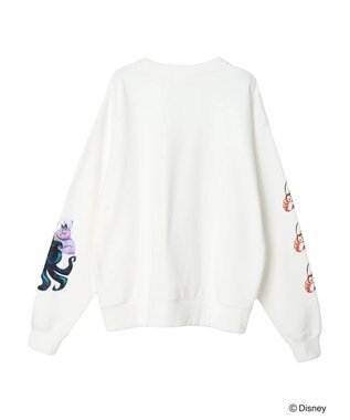 Green Parks Villains／袖アート裏毛プルオーバー Off White