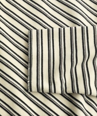 Green Parks なめらかタッチマルチボーダープルオーバー Ivory