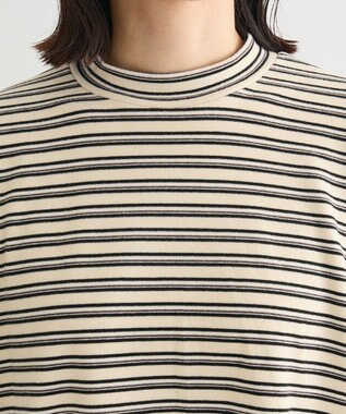 Green Parks なめらかタッチマルチボーダープルオーバー Ivory