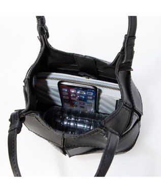 UNBILLION ピークスピーク PEAKS PEAK / 牛革パッチワーク2wayトートS ブラック