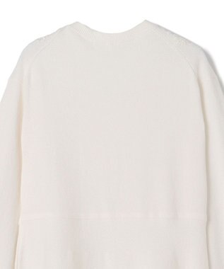 GRACE CONTINENTAL エスニック刺繍ニットワンピース ホワイト