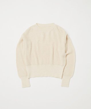 TOQUE 〈大草直子さんアドバイザー〉ベビーアルパカ×シルクハニカムニットトップス オフ