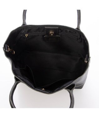 UNBILLION ペルケ perche / 牛革ドット刺繍2wayトートS ブラック