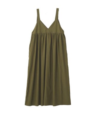 AMERICAN HOLIC 【選べる丈】Ｖネックワンピース Khaki