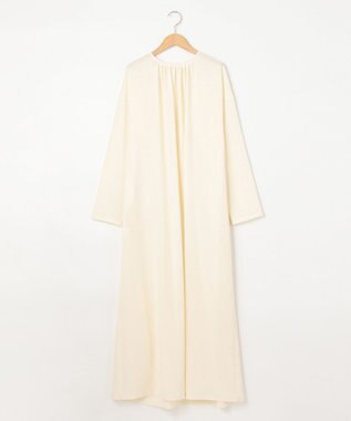 #Newans 【洗える】プルンプクロスバックオープンワンピース アイボリー系